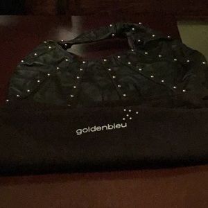 Brown studded bag